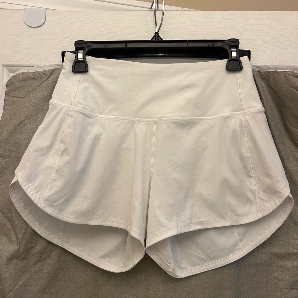 Lululemon Athletica White Women's Athletic Shorts